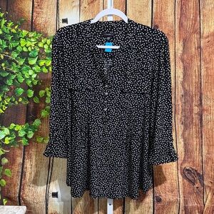 Cocomo Roll Tab Sleeve Blouse Size XL